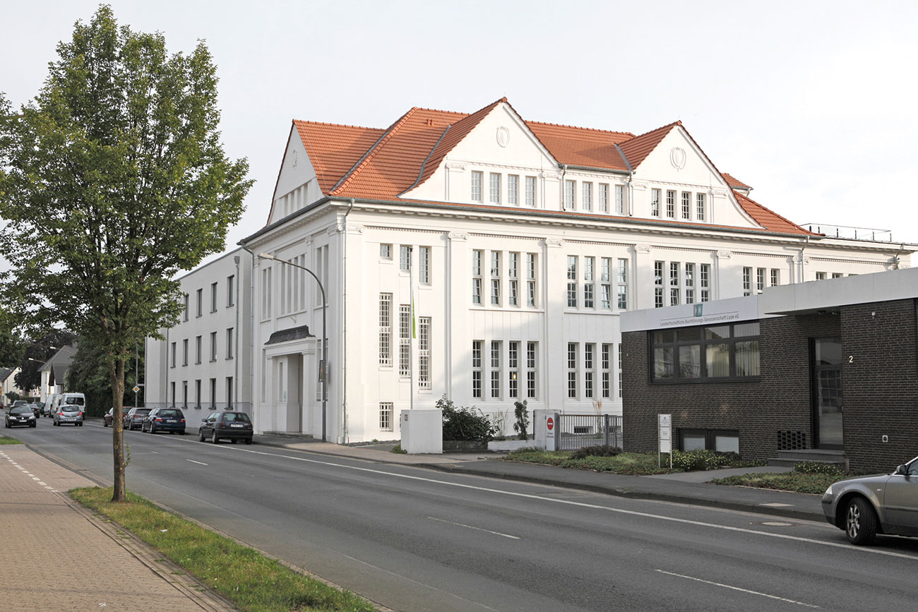 Außenansicht Haus Werrehof Lage, ehemalige Hemdenfabrik